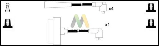 Motaquip LDRL1736 - Комплект проводів запалювання autocars.com.ua