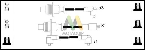 Motaquip LDRL1745 - Комплект проводів запалювання autocars.com.ua