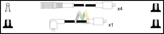 Motaquip LDRL1768 - Комплект проводов зажигания autodnr.net