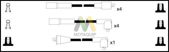 Motaquip LDRL176 - Комплект проводів запалювання autocars.com.ua