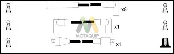 Motaquip LDRL1779 - Комплект проводів запалювання autocars.com.ua