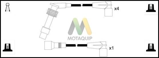 Motaquip LDRL781 - Комплект проводов зажигания autodnr.net