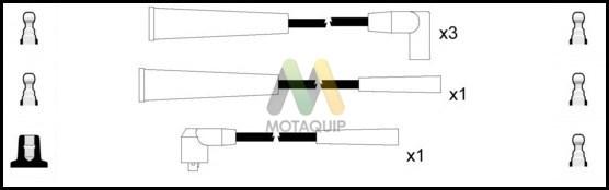 Motaquip LDRL1852 - Комплект проводів запалювання autocars.com.ua