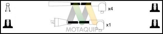 Motaquip LDRL1853 - Комплект проводів запалювання autocars.com.ua