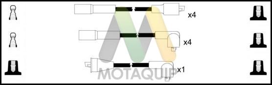 Motaquip LDRL1855 - Комплект проводів запалювання autocars.com.ua