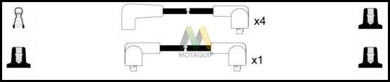 Motaquip LDRL203 - Комплект проводов зажигания autodnr.net