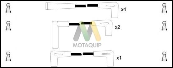 Motaquip LDRL437 - Комплект проводів запалювання autocars.com.ua