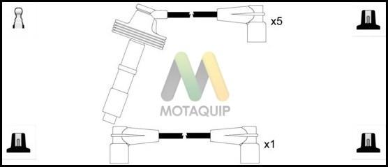 Motaquip LDRL497 - Комплект проводів запалювання autocars.com.ua
