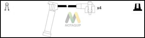 Motaquip LDRL574 - Комплект проводів запалювання autocars.com.ua