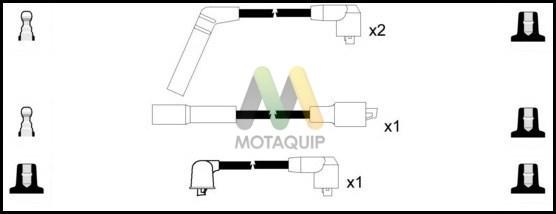 Motaquip LDRL651 - Комплект проводів запалювання autocars.com.ua