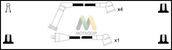 Motaquip LDRL706 - Комплект проводів запалювання autocars.com.ua