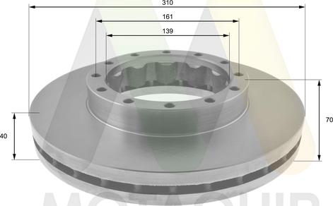 Motaquip LVBD2011 - Гальмівний диск autocars.com.ua