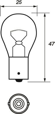 Motaquip LVEB382 - Лампа розжарювання, ліхтар покажчика повороту autocars.com.ua