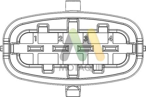 Motaquip LVMA391 - Датчик потоку, маси повітря autocars.com.ua