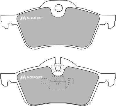 Motaquip LVXL1002 - Гальмівні колодки, дискові гальма autocars.com.ua