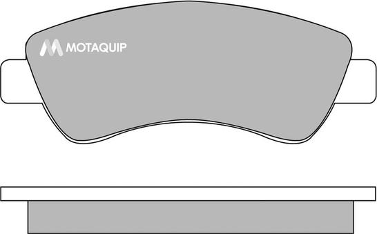 Motaquip LVXL1006 - Гальмівні колодки, дискові гальма autocars.com.ua