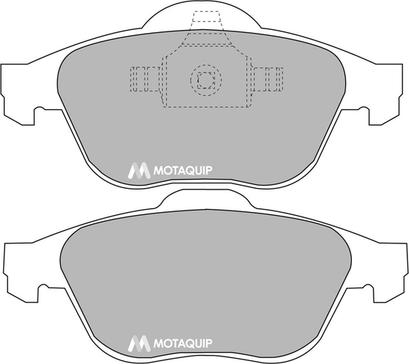 Motaquip LVXL1008 - Гальмівні колодки, дискові гальма autocars.com.ua