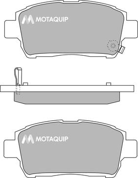 Motaquip LVXL1012 - Тормозные колодки, дисковые, комплект autodnr.net