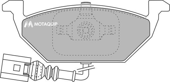 Motaquip LVXL1015 - Тормозные колодки, дисковые, комплект autodnr.net