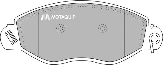 Motaquip LVXL1021 - Гальмівні колодки, дискові гальма autocars.com.ua