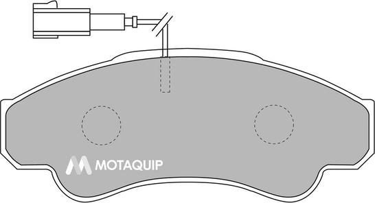 Motaquip LVXL1034 - Тормозные колодки, дисковые, комплект autodnr.net