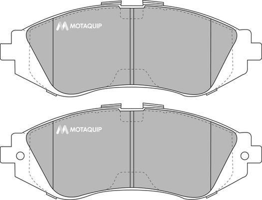 Motaquip LVXL1036 - Гальмівні колодки, дискові гальма autocars.com.ua