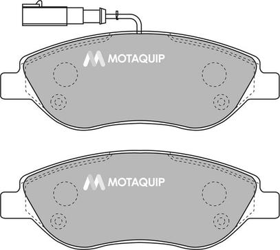 Motaquip LVXL1041 - Тормозные колодки, дисковые, комплект autodnr.net