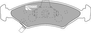 Motaquip LVXL1055 - Гальмівні колодки, дискові гальма autocars.com.ua