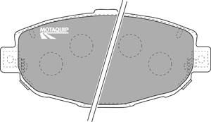 Motaquip LVXL1062 - Гальмівні колодки, дискові гальма autocars.com.ua