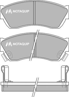 Motaquip LVXL106 - Гальмівні колодки, дискові гальма autocars.com.ua