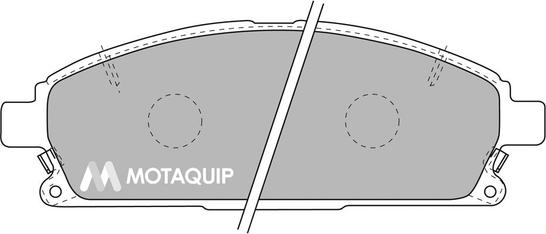 Motaquip LVXL1085 - Гальмівні колодки, дискові гальма autocars.com.ua