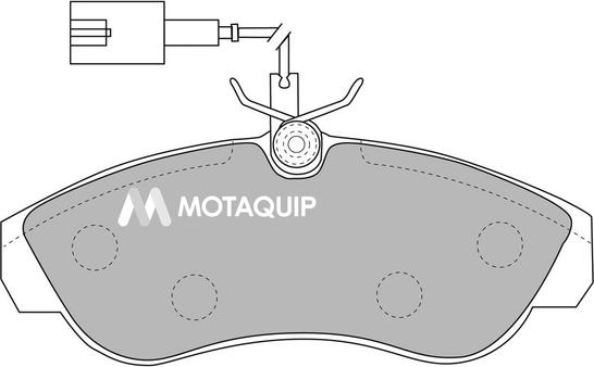 Motaquip LVXL1090 - Гальмівні колодки, дискові гальма autocars.com.ua
