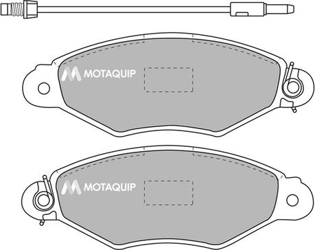 Motaquip LVXL1094 - Гальмівні колодки, дискові гальма autocars.com.ua