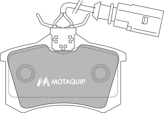 Motaquip LVXL1097 - Тормозные колодки, дисковые, комплект autodnr.net