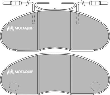 Motaquip LVXL109 - Гальмівні колодки, дискові гальма autocars.com.ua