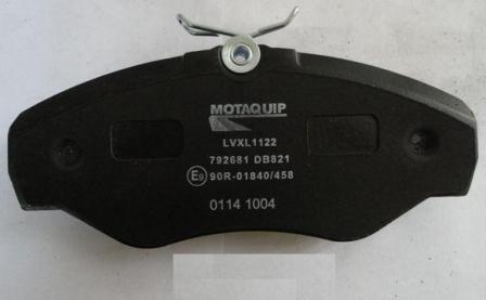 Motaquip LVXL1122 - Гальмівні колодки, дискові гальма autocars.com.ua