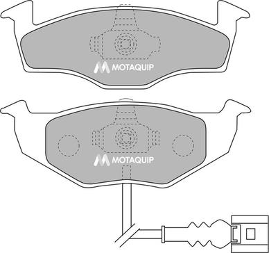Motaquip LVXL1124 - Гальмівні колодки, дискові гальма autocars.com.ua
