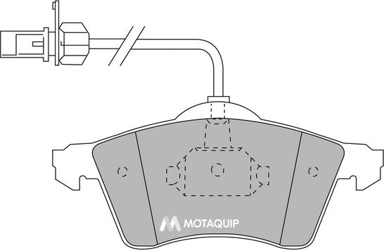 Motaquip LVXL1129 - Гальмівні колодки, дискові гальма autocars.com.ua