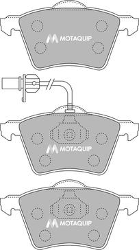 Motaquip LVXL1130 - Тормозные колодки, дисковые, комплект autodnr.net