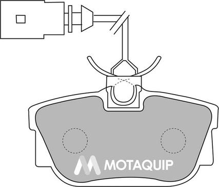 Motaquip LVXL1134 - Гальмівні колодки, дискові гальма autocars.com.ua