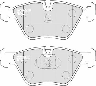 Motaquip LVXL1166 - Гальмівні колодки, дискові гальма autocars.com.ua