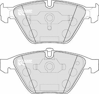 Motaquip LVXL1168 - Гальмівні колодки, дискові гальма autocars.com.ua