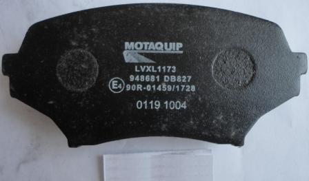 Motaquip LVXL1173 - Тормозные колодки, дисковые, комплект autodnr.net