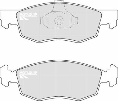 Motaquip LVXL1181 - Гальмівні колодки, дискові гальма autocars.com.ua