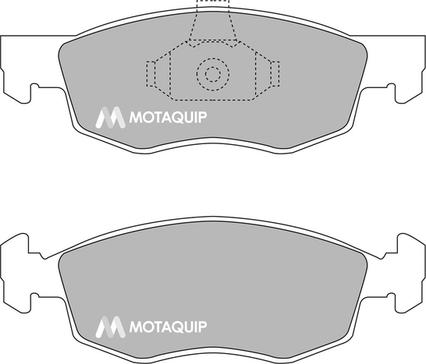 Motaquip LVXL1181 - Гальмівні колодки, дискові гальма autocars.com.ua