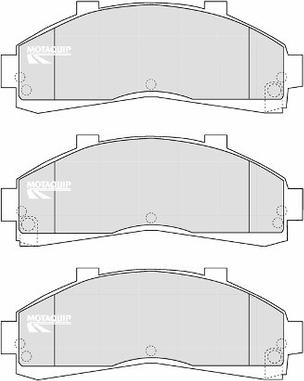 Motaquip LVXL1183 - Гальмівні колодки, дискові гальма autocars.com.ua