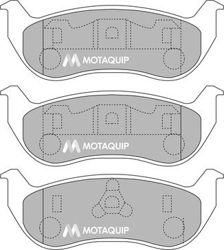 Motaquip LVXL1198 - Гальмівні колодки, дискові гальма autocars.com.ua