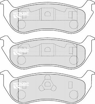 Motaquip LVXL1198 - Гальмівні колодки, дискові гальма autocars.com.ua