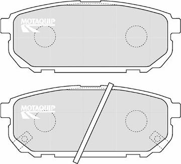 Motaquip LVXL1202 - Гальмівні колодки, дискові гальма autocars.com.ua