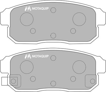 Motaquip LVXL1212 - Тормозные колодки, дисковые, комплект autodnr.net